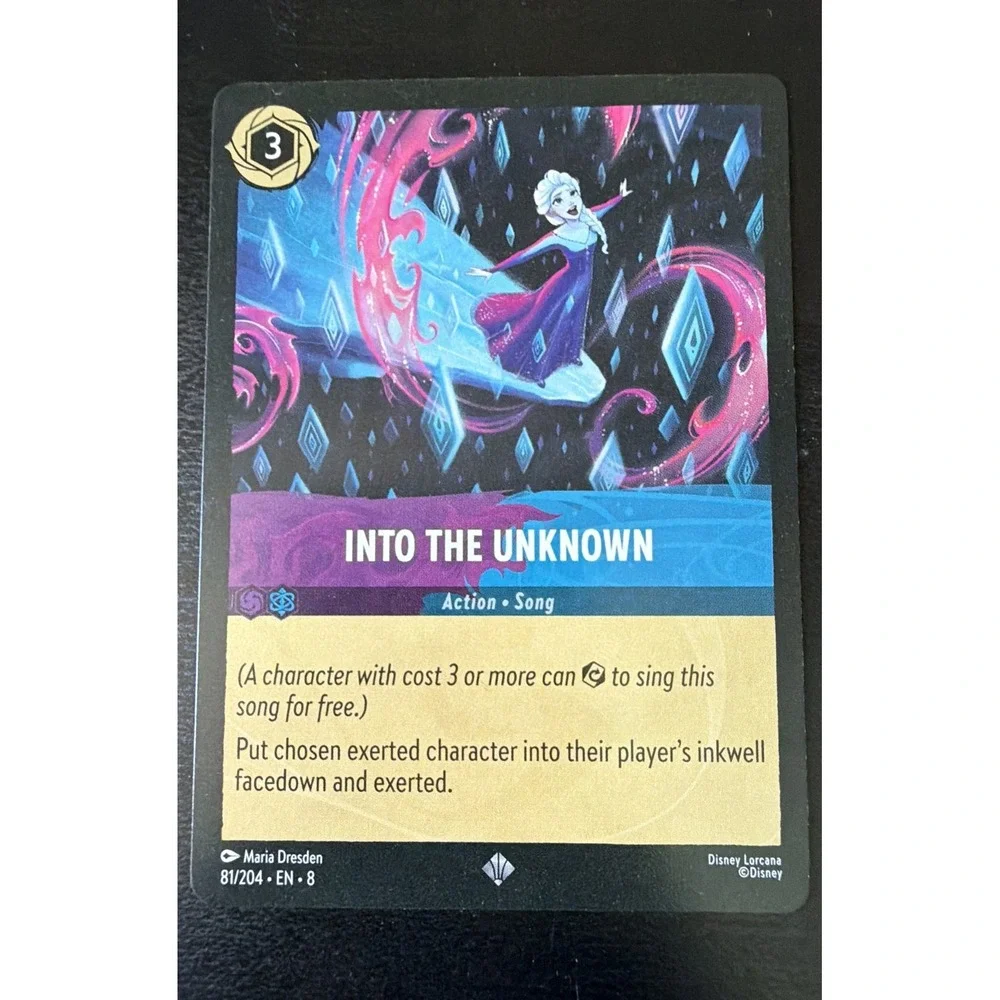 Into the Unknown 81/204 Disney Lorcana Rise of the Floodborn Regular Card Song